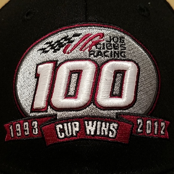 NWT 2012 Joe Gibbs Racing 100 Cup Wins hat - Picture 2 of 4